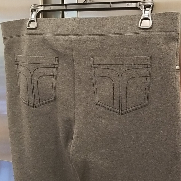 💕TRINA TURK💕 Jegging Pants Heather Charcoal Grey - Picture 6 of 11